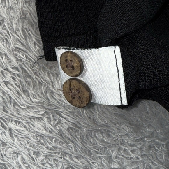 Tommy Bahama Mens Hawaiian Silk‎ Button Down Shirt Vintage Black Large Pineapple - Picture 4 of 7